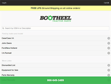 Tablet Screenshot of bootheeltractorparts.com